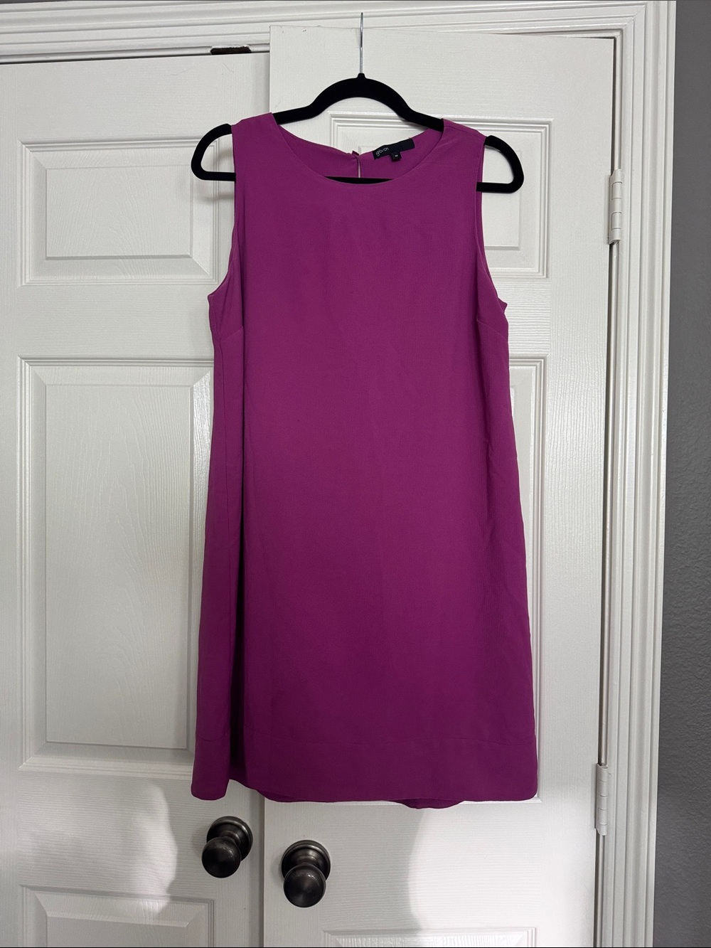 Gibson Fuchsia Sleeveless Shift Dress